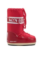 Buty dla dziewczynek - Moon Boot Śniegowce Nylon 14004400003 Czerwony - miniaturka - grafika 1