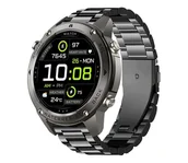 Smartwatch - Aligator AW12BK z GPS 500 mAh IP69K Czarny - miniaturka - grafika 1