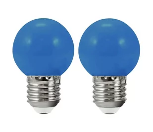 SET 2x LED Żarówka PARTY E27/0,5W/36V niebieska - Żarówki LED - miniaturka - grafika 1
