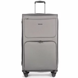 Stratic Bendigo Light Plus Wózek 4-kołowy 84 cm Komora na laptopa silver - Walizki - miniaturka - grafika 1