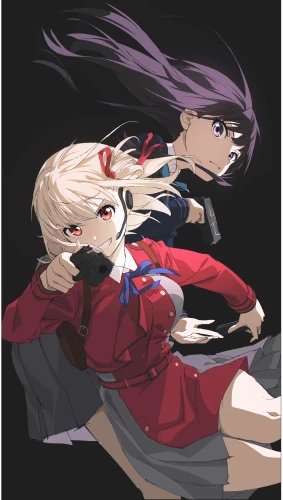 Plakat Anime Lycoris recoil LREC_053 A2 (custom)