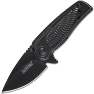 Noże - KERSHAW SPOKE Nóż z wspomaganym otwieraniem Flipper K-1313BLK - miniaturka - grafika 1