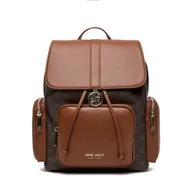 Torebki damskie - Plecak Nine West CEO-NEVADA-LDA8272 Brązowy - miniaturka - grafika 1