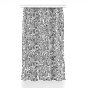 Gotowa zasłona z nadrukiem 150x230 Imitacja drewna, Fabricsy - Zasłony - miniaturka - grafika 1