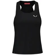 Koszulki sportowe damskie - Damski podkoszulek Salewa Pedroc Dry W Hyb Tankt Rozmiar: M / Kolor: czarny - miniaturka - grafika 1