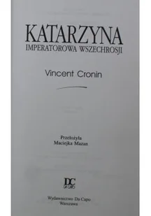 Katarzyna imperatorowa wszechrosji - Biografie i autobiografie - miniaturka - grafika 1