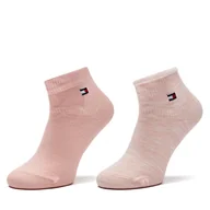 Skarpetki dla dzieci - Zestaw 2 par wysokich skarpet dziecięcych Tommy Hilfiger 701229880 Różowy - miniaturka - grafika 1