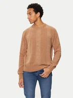 Swetry męskie - Liu Jo Sweter QF4212 MA29P Brązowy Regular Fit - miniaturka - grafika 1