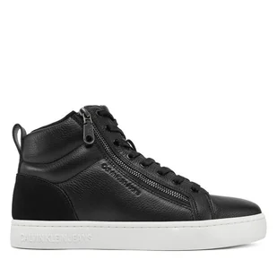 Sneakersy Calvin Klein Jeans Classic Cupsole Zip Mid In YM0YM01156 Czarny - Sneakersy męskie - miniaturka - grafika 1