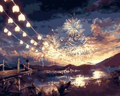 Malowanie po numerach - Malowanie po numerach - Letni festiwal 40x50cm - Hobby-maniak.pl - miniaturka - grafika 1