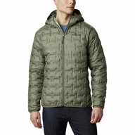 Odzież trekkingowa damska - Kurtka Turystyczna Puchowa Męska Columbia Delta Ridge Down Hooded Jacket - miniaturka - grafika 1