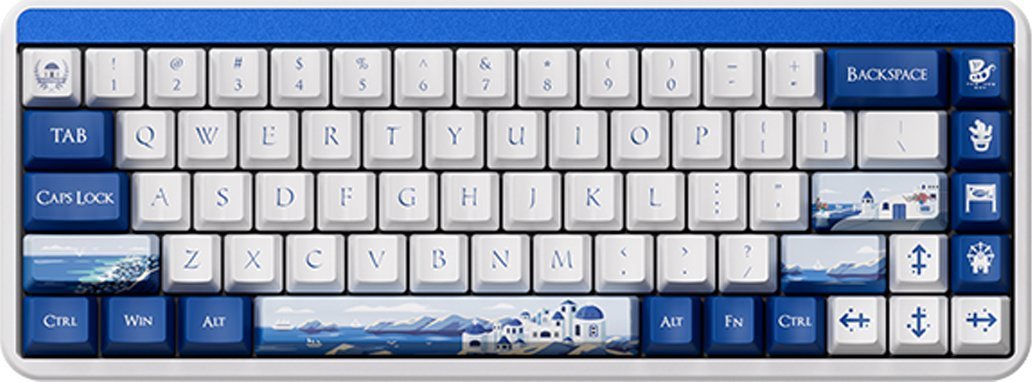 Akko AKKO JIN 01 Santorin - 65%, Rosewood-Switches, ANSI 6925758630276