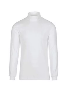 Swetry męskie - Trigema trigema męski sweter z długim rękawem Ski/-Rolli sportowa dla dziewczynek, biały 285010-001 - grafika 1