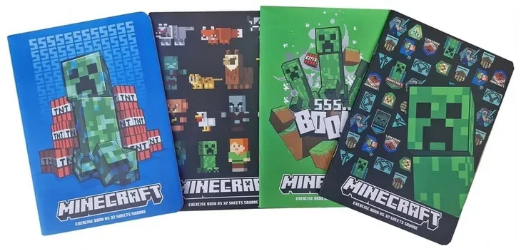 MINECRAFT ZESZYT SZKOLNY A5 32 kartek linia