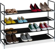Szafki na buty - relaksacyjny stojak na buty z poziomami z tkaniny 1 m - miniaturka - grafika 1