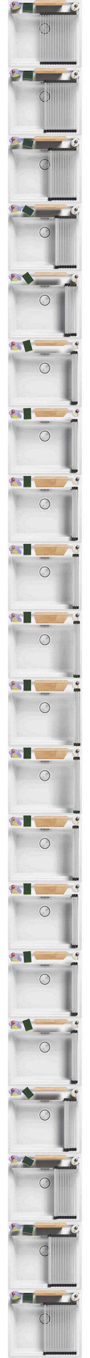 Zlewozmywak kuchenny granitowy jednokomorowy bez ociekacza z dużą komorą MAX i półką na akcesoria Bergen 60 Low Cut MJ6KW-X0#Z+AROL02-KC$G - Zlewozmywaki - miniaturka - grafika 3