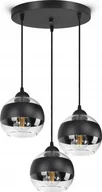 Lampy sufitowe - Lampa Wisząca Sufitowa Żyrandol Czarna Szklane Kule Black Belt EZ3 LED E27 - miniaturka - grafika 1