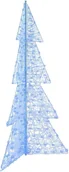 Ozdoby bożonarodzeniowe - vidaXL Choinka z 240 diodami LED Niebieski 180 cm Akryl - miniaturka - grafika 1