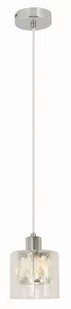 Elmo - lampa wisząca 1 płomienna chrom. 1xE14 40W - Lampy sufitowe - miniaturka - grafika 1