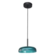 Lampy sufitowe - Lampa wisząca COLLE LED 12W 1500lm 3000K - Zielony/czarny - miniaturka - grafika 1