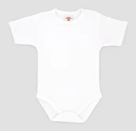 Body dla niemowląt - BODY KRÓTKI RĘKAW BIAŁE MAKOMA 56 - miniaturka - grafika 1