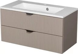 Szafka łazienkowa fume mat 80 cm z umywalką Victa Lamello - Szafki łazienkowe Szafka łazienkowa fume mat 80 cm z umywalką Victa Lamello - Szafki łazienkowe - miniaturka - grafika 1