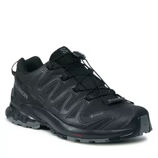 Trekkingi Salomon Xa Pro 3D V9 GORE-TEX L47270800 Black/Phantom/Pewter - Buty trekkingowe damskie - miniaturka - grafika 1