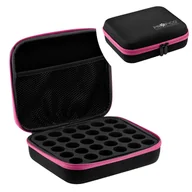 Kosmetyczki, organizery i kuferki - Organizer ETUI KUFEREK na 30 lakierów do paznokci PINK  PROFICO - miniaturka - grafika 1