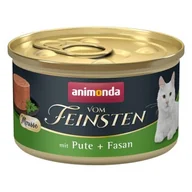 Mokra karma dla kotów - animonda vom Feinsten Adult Indyk i bażant 12x85 g - miniaturka - grafika 1