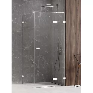 New Trendy EXK-2740 KABINA AVEXA WHITE PROSTOKĄTNA P 90x100x200 CZYSTE 6mm ACTIVE SHIELD - Kabiny prysznicowe - miniaturka - grafika 3