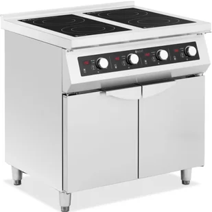 Kuchnia indukcyjna - 17000 W - 4 palniki - 60 - 240°C - miejsce do przechowywania - Royal Catering RCIN-700-05 - Piece, kotły  i płyty grzejne gastronomiczne - miniaturka - grafika 1