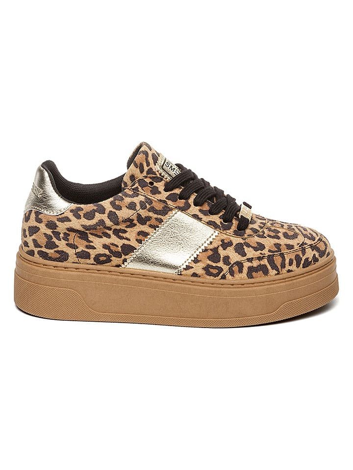 Steve Madden Sneakersy w kolorze srebrno-beżowym