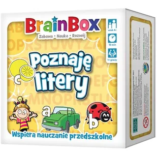 BrainBox - Poznaję litery - Gry planszowe - miniaturka - grafika 1