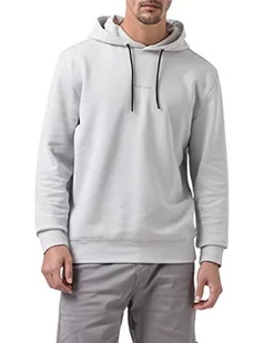 Pierre Cardin Męska bluza z kapturem, jasnoszara, XXL, jasnoszary, XXL - Bluzy męskie - miniaturka - grafika 1