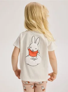 Reserved - T-shirt Miffy - złamana biel - Bluzki dla niemowląt - miniaturka - grafika 1
