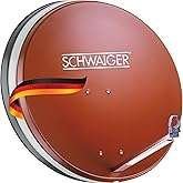 SCHWAIGER System satelitarny 4647 ceglany 75 cm antena aluminiowa