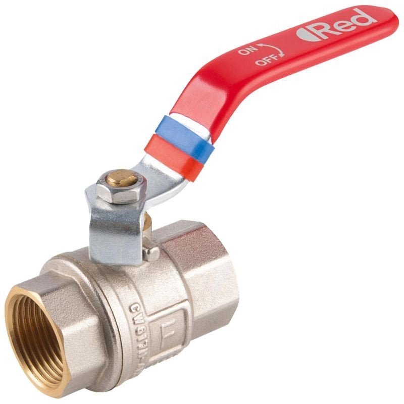 FERRO Zawór kulowy nakrętno-nakrętny z dźwignią 1 F-Power Pro