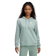 Bluzy damskie - Damska Bluza UNDER ARMOUR UA RIVAL TERRY HOODIE 6005511-348 – Oliwkowy - miniaturka - grafika 1