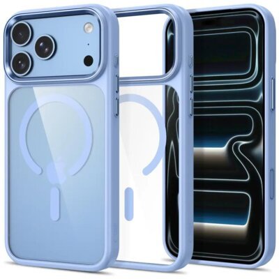 Etui TECH-PROTECT Magmat MagSafe CC do Apple iPhone 17 Pro Max/18 Pro Max Przezroczysto-błękitny