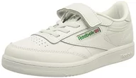 Buty dla dziewczynek - Reebok Unisex Club C 1V Sneaker buty dziecięce, biały - White Glen Green Vector Blue - 32.5 EU - miniaturka - grafika 1