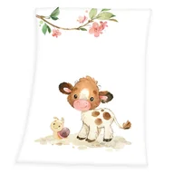 Koce i narzuty dla dzieci - Herding Koc dziecięcy Sweet calf, 75 x 100 cm - miniaturka - grafika 1