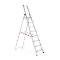 Drabiny - Profesjonalna drabina aluminiowa UPWARD, 8 stopni, wys. 1800 mm - miniaturka - grafika 1