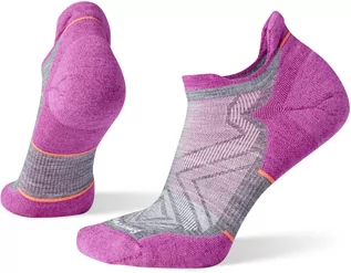 Skarpetki męskie - Smartwool Run Targeted Cushion Low Ankle Socks Women, szary/różowy L | EU 42-45 2022 Skarpety do biegania SW0016710521003-52-L - grafika 1