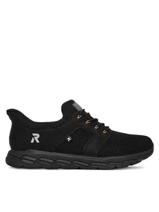 Rieker Sneakersy M9050-00 Czarny - Półbuty damskie - miniaturka - grafika 1