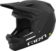 Kurtki rowerowe - Giro Kask full face GIRO INSURGENT SPHERICAL MIPS Rozmiar kasku: M/L 55-59cm, Wybierz kolor: Matte Black Gloss Black - miniaturka - grafika 1