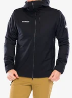 Kurtki narciarskie - Kurtka ocieplana Mammut Rime IN Flex Hooded Jacket - black - miniaturka - grafika 1