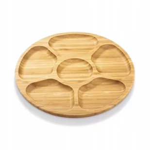 Deska bambusowa do sera i przekąsek Wilmax  WL-771228/A - Talerze - miniaturka - grafika 1