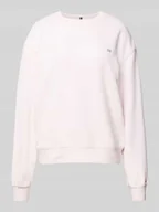 Bluzy damskie - Bluza z wyhaftowanym logo - miniaturka - grafika 1