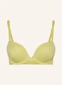 Biustonosze - Calvin Klein Biustonosz Push-Up Perfectly Fit gelb - miniaturka - grafika 1