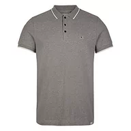 Kurtki męskie - O'Neill O'Neill Męska kurtka Pique Polo Shirt szary Silver Melee M 1A2420 - miniaturka - grafika 1